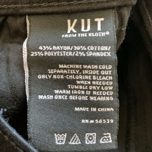 Kut From The Cloth high rise skinny jeans, size 0 - Picture 5 of 5